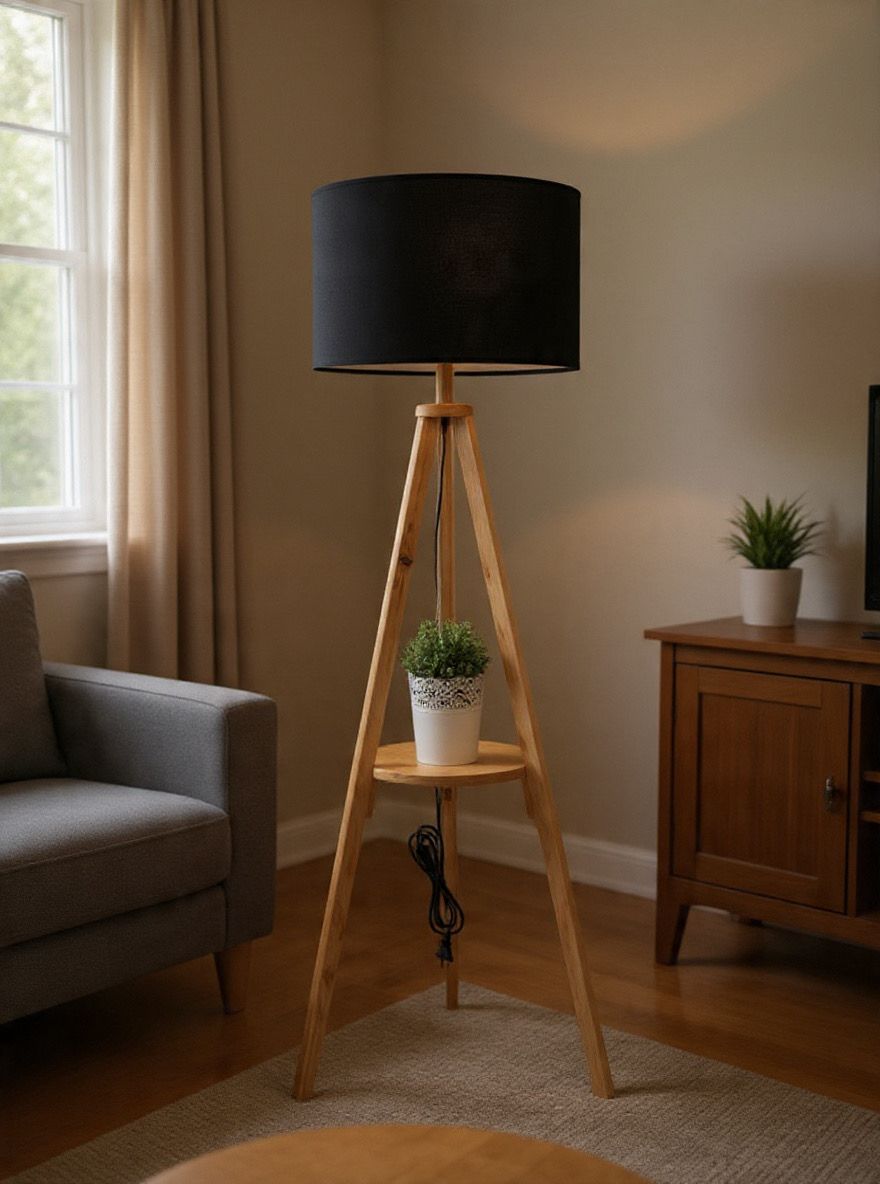 Modern floor lamp - Black