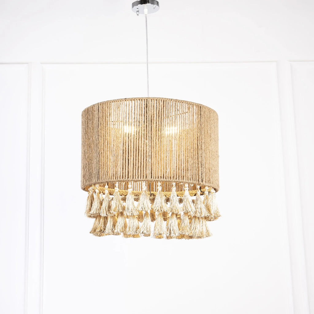 Burlap Ceiling Lamp Size:45CM x 35CM