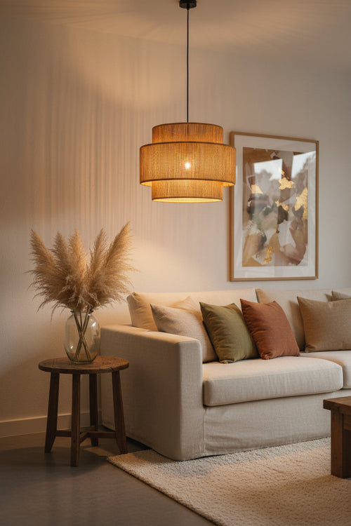 boho ceiling lamp Size: 45CM x 45CM